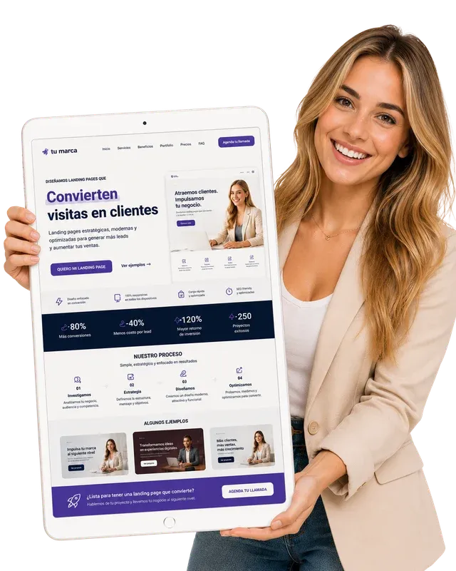 Landing page y websites - Optix Marketing Agency