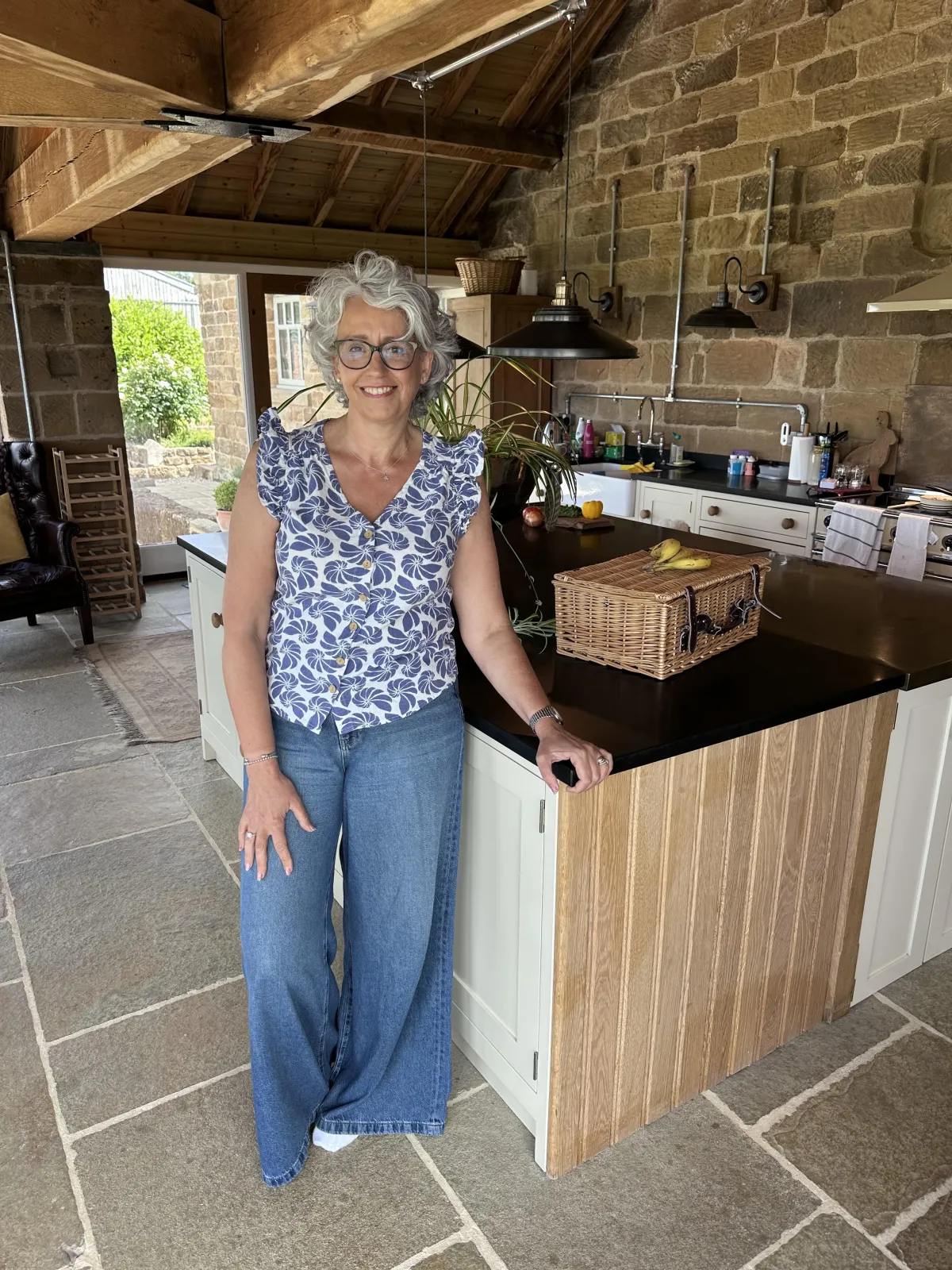 Lisa in the kitchen
