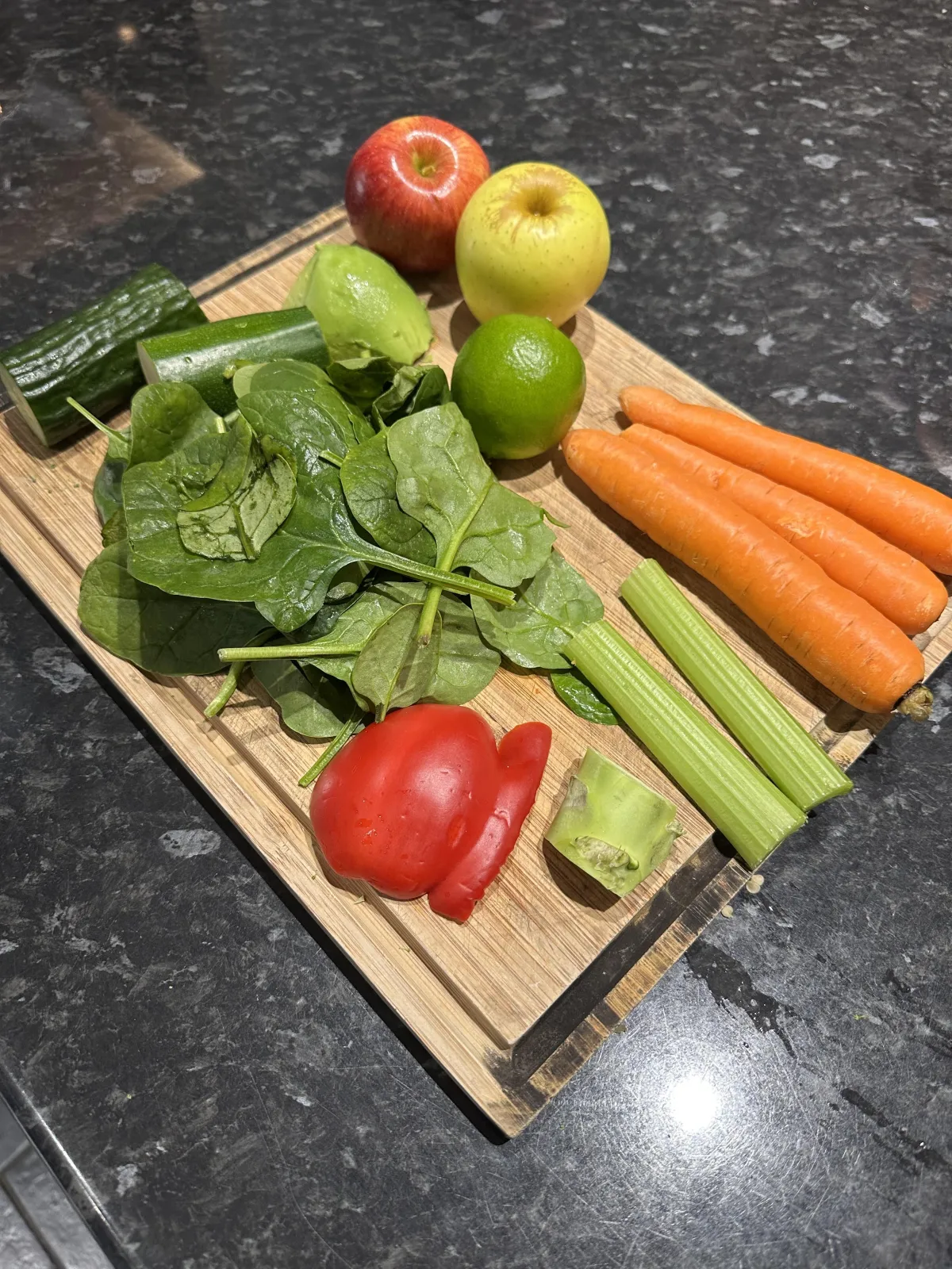 Green juice ingredients