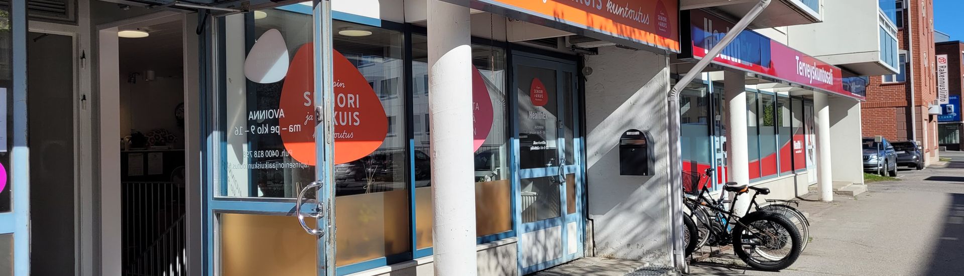 Lapin seniori- ja aikuiskuntoutuksen toimipiste ulkopuolelta