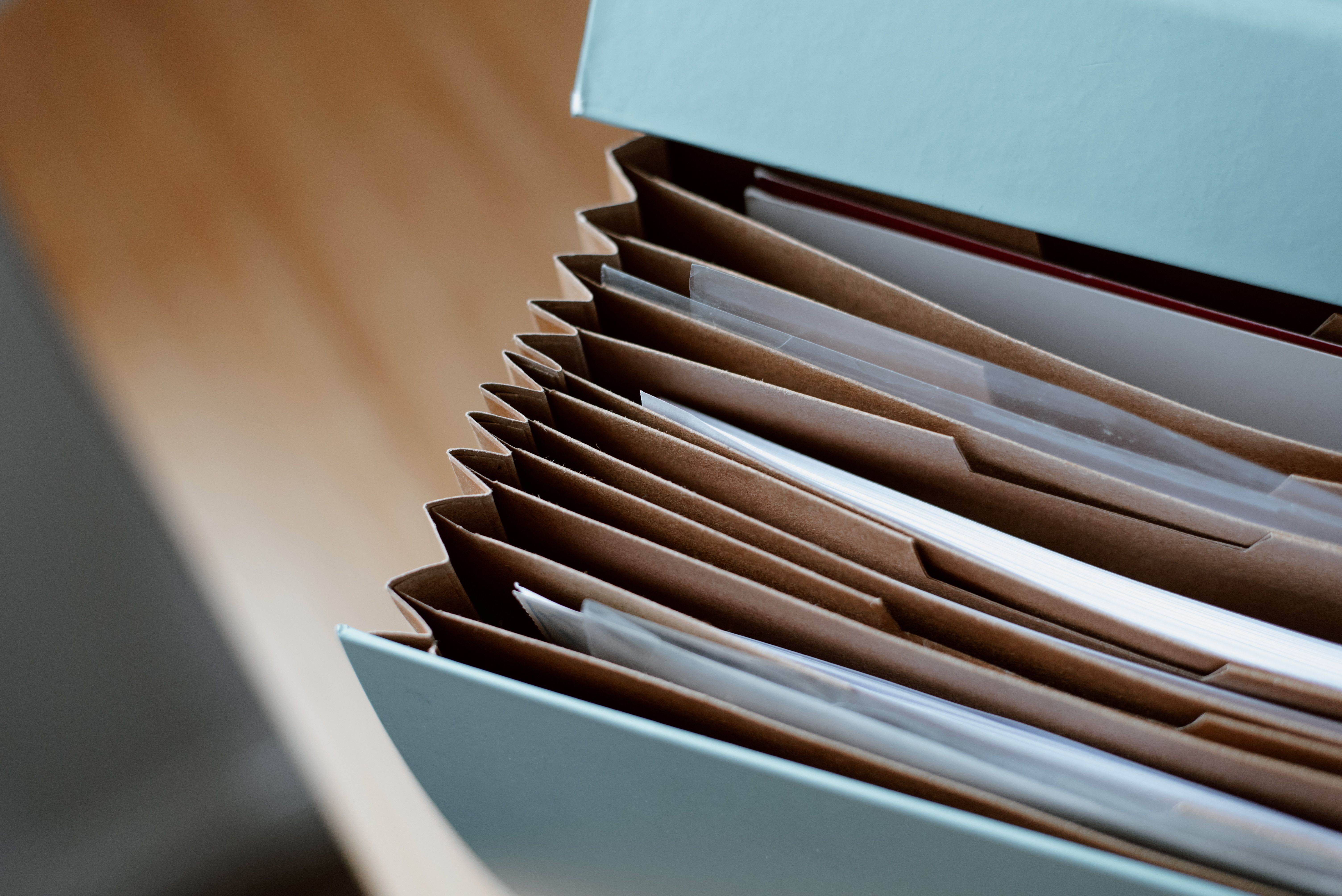 Photo of a physical file.