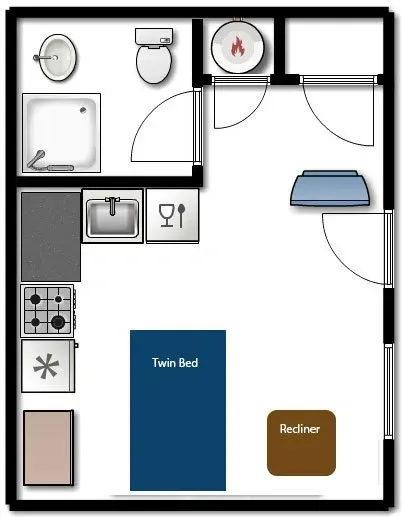 Studio Floor Plan