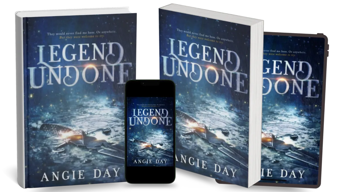 Legend Undone clean fantasy romance book in paperback and ebook formats by Angie Day