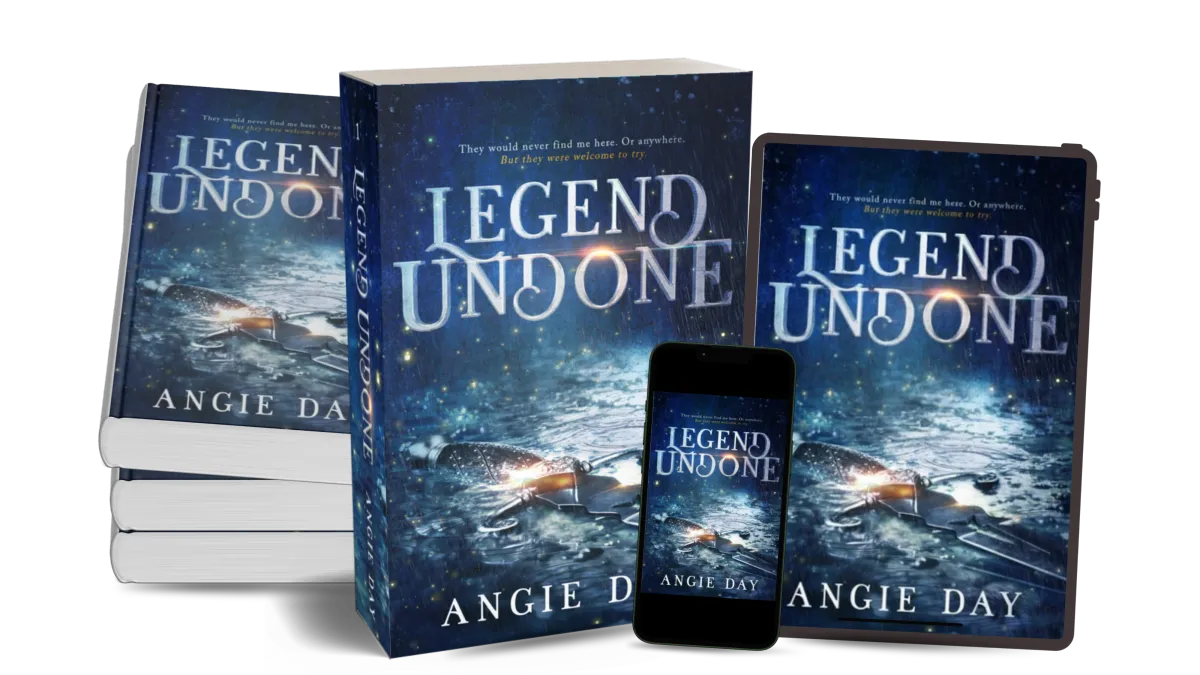 Legend Undone clean fantasy romance book in paperback and ebook formats by Angie Day