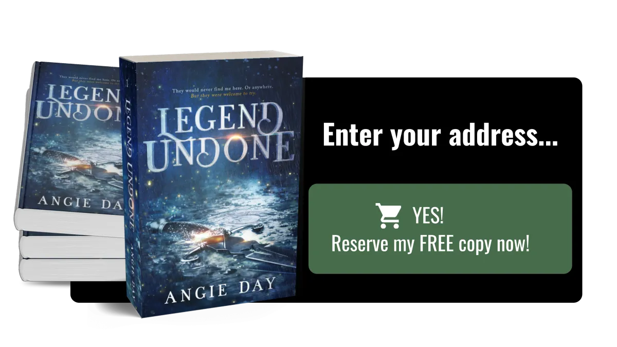 Legend Undone clean fantasy romance book with call to action to reserve free copy