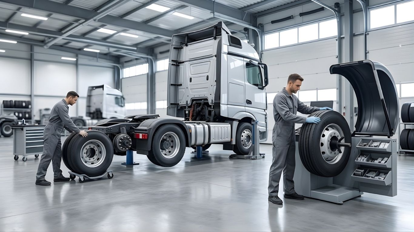 Truck Tire Rotation and Balancing