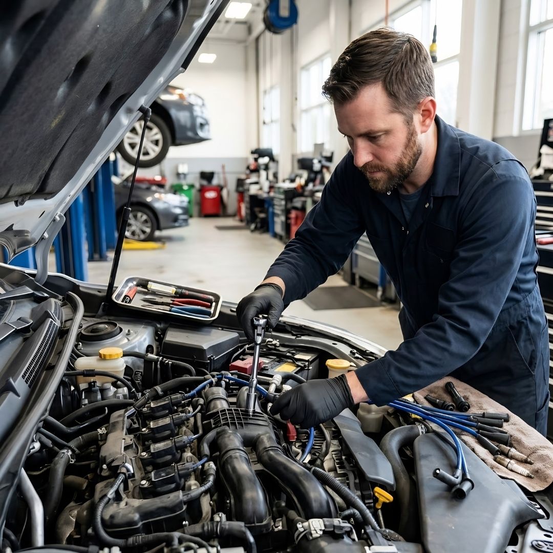 Spark Plug and Wire Replacement