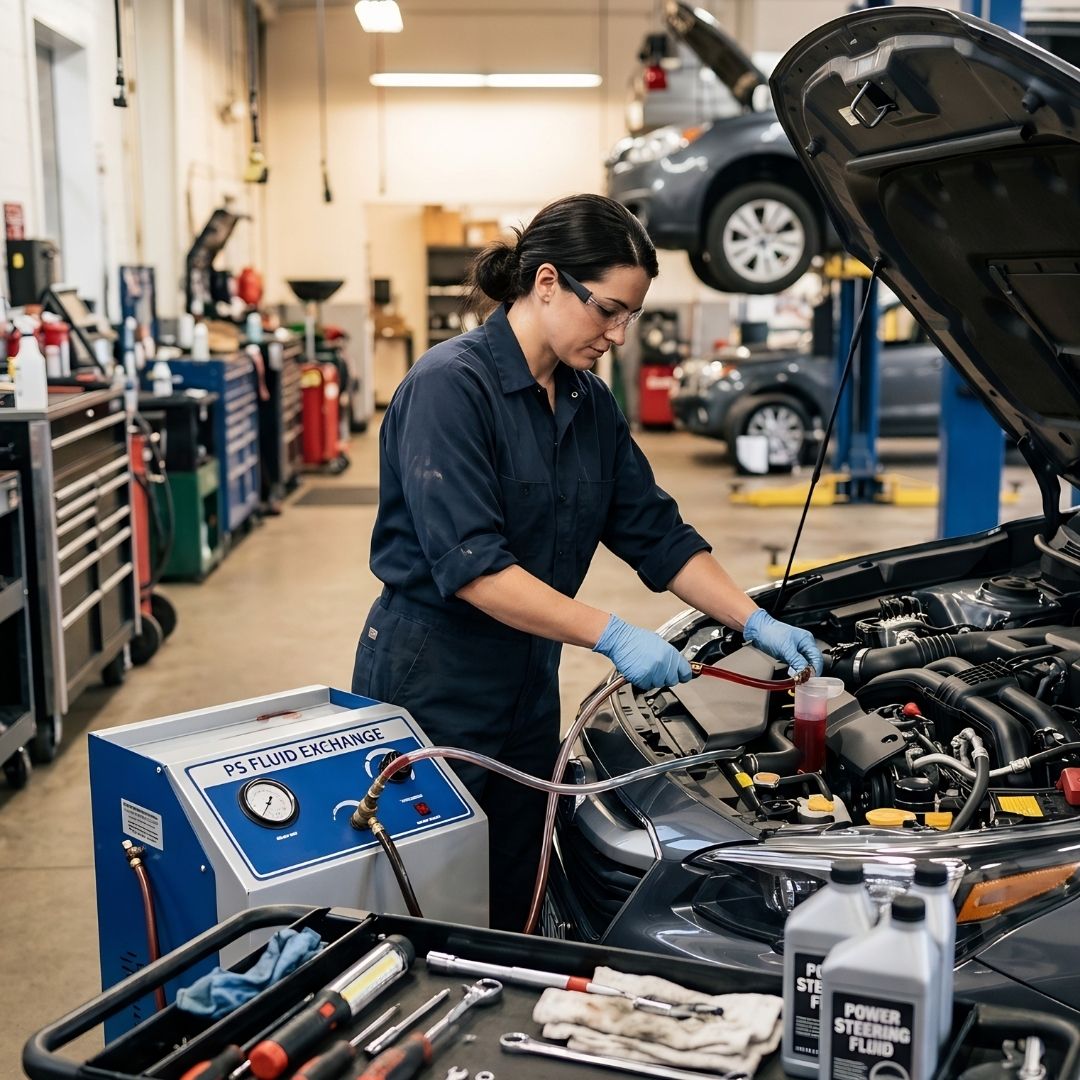 Power Steering Fluid Service