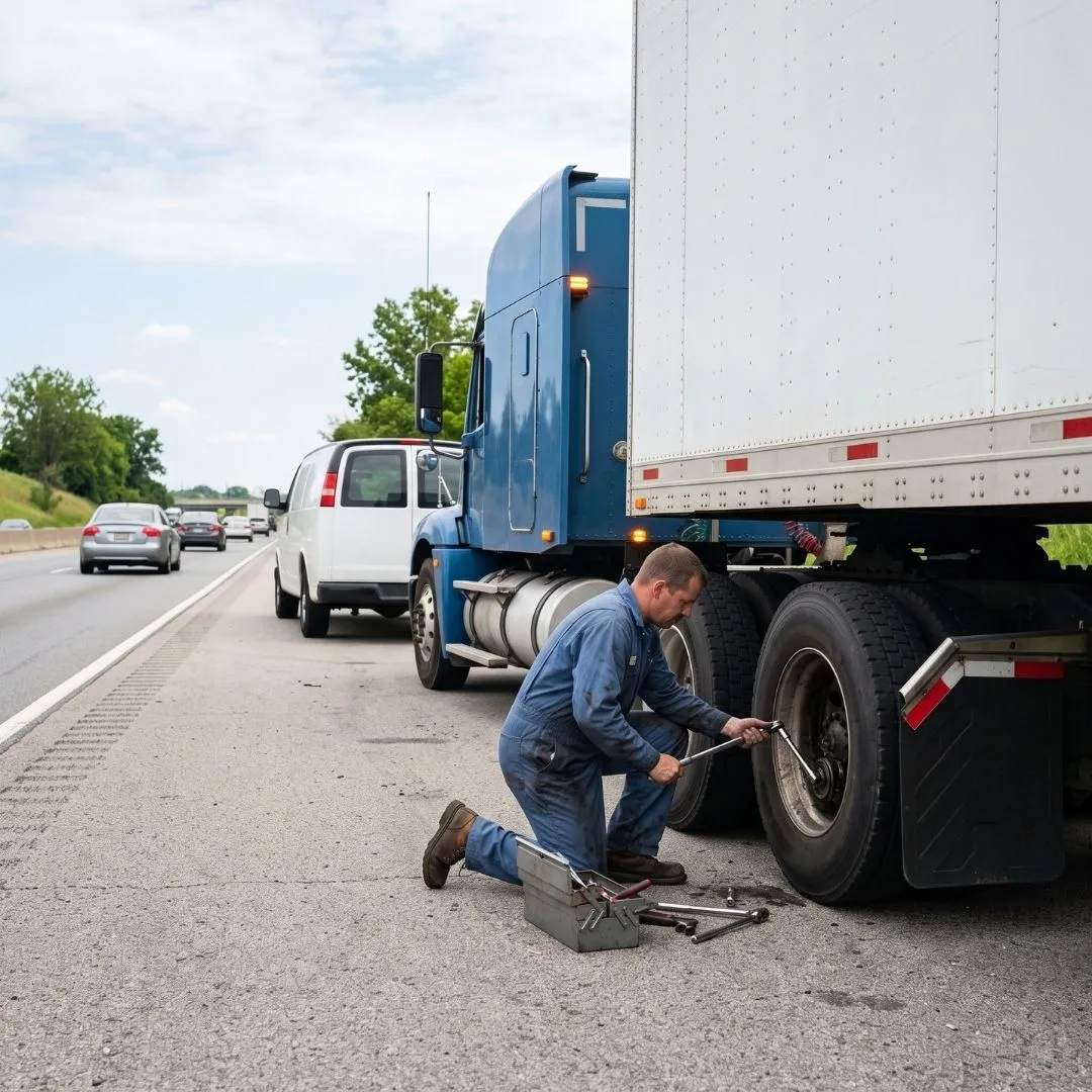 Truck Roadside Repair by Wetcreek Repair Solutions