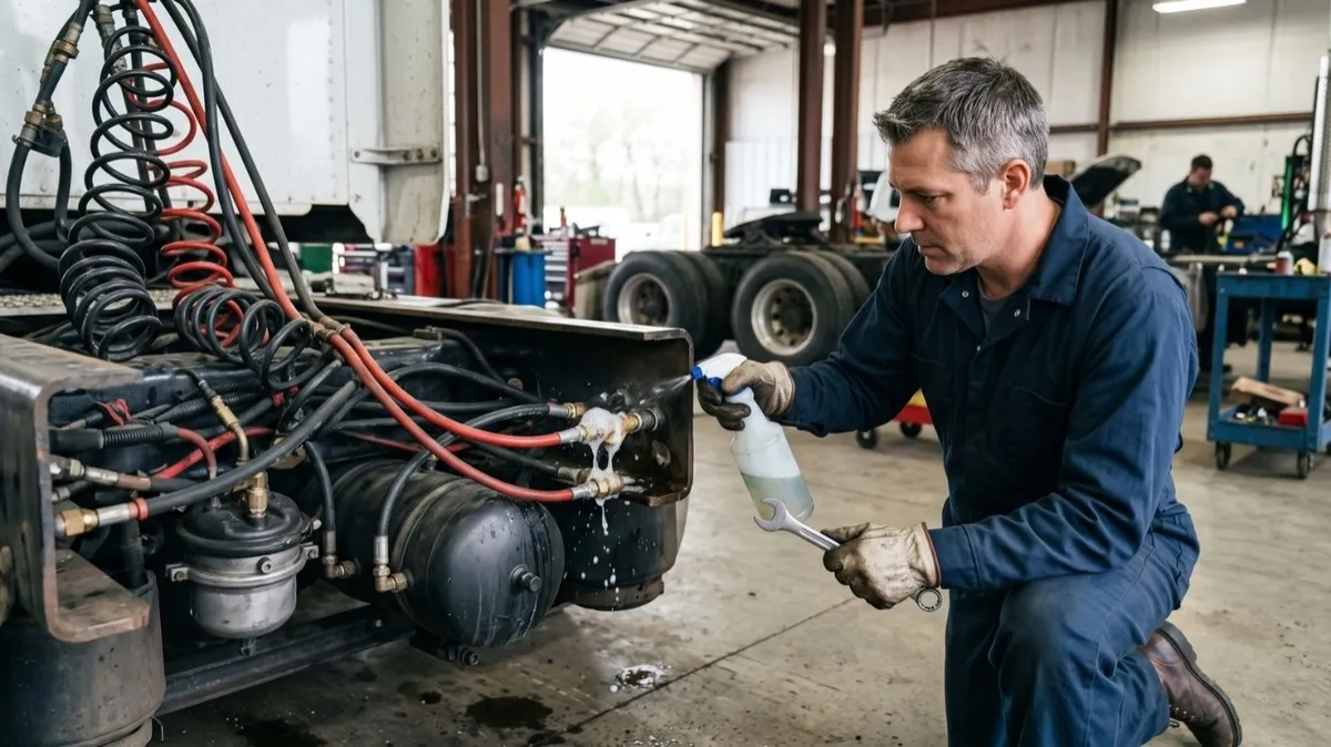 Air Line Leak Detection and Repair
