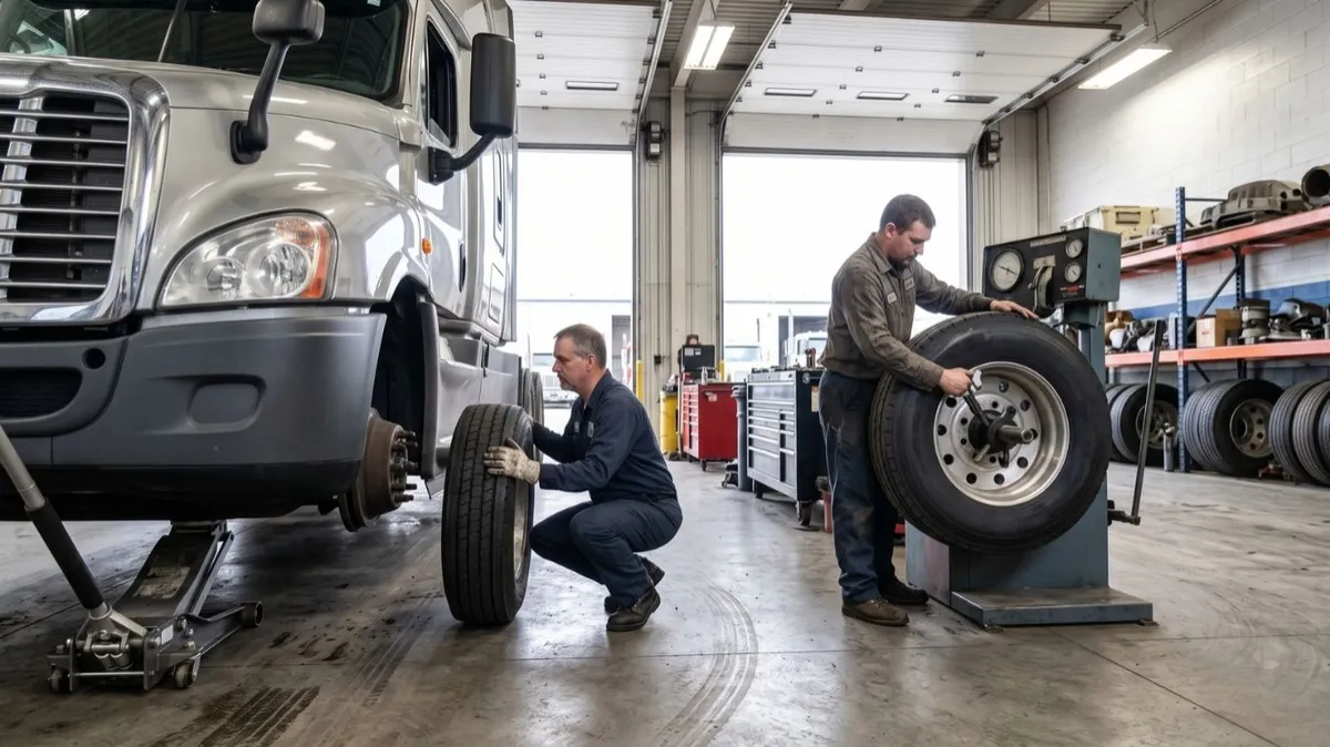 Truck Tire Rotation and Balancing