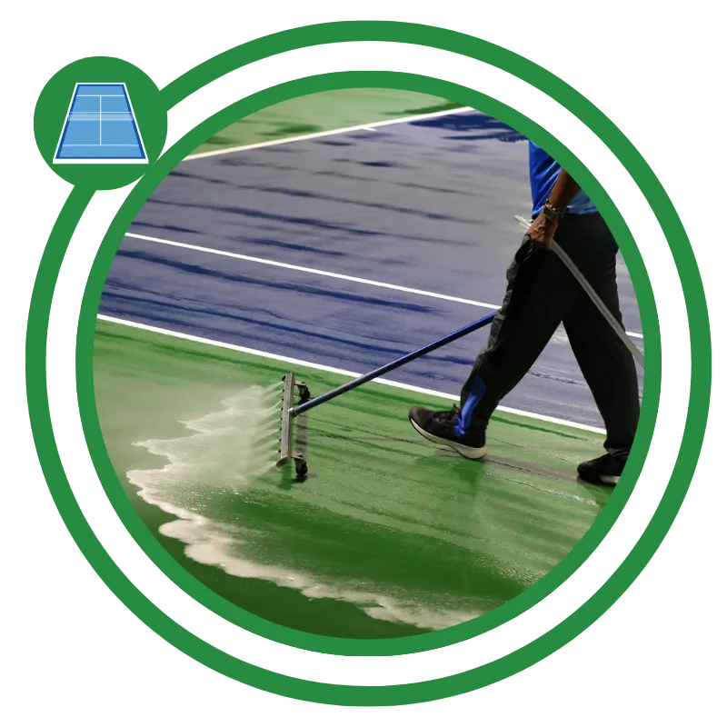 Tennis Court Cleaning & Maintenance