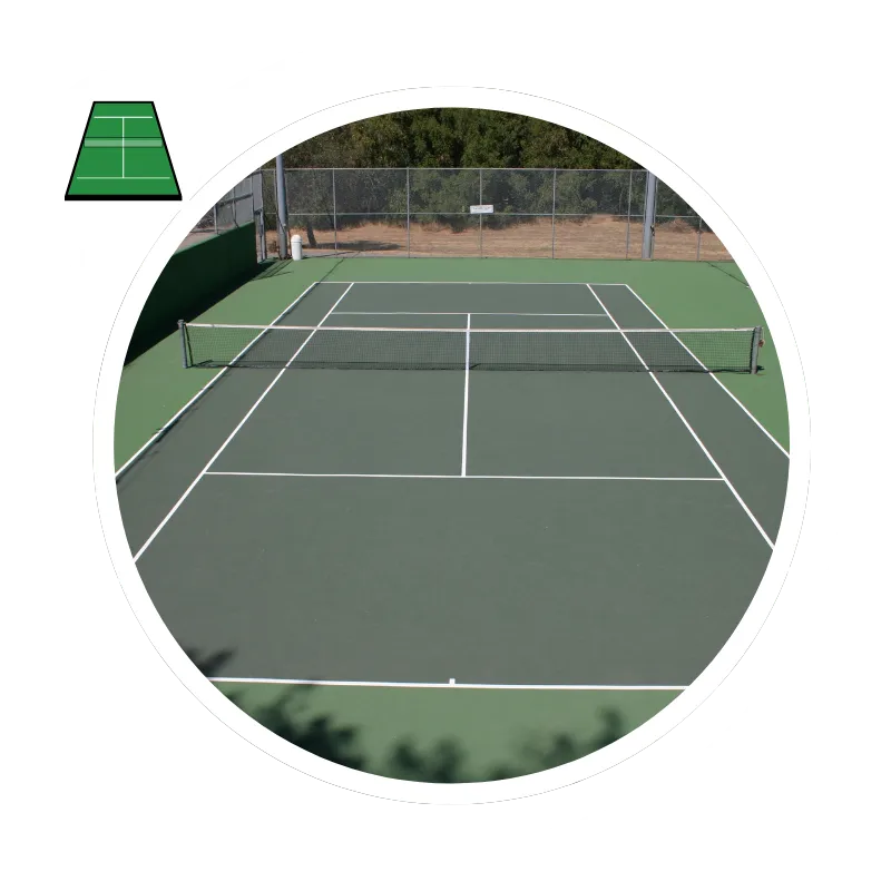 Tennis court painting and line striping service in California