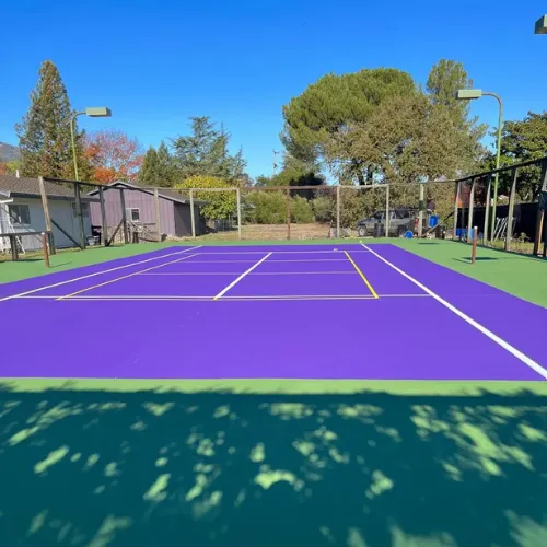 Faded tennis court resurfacing service in Sonoma, CA