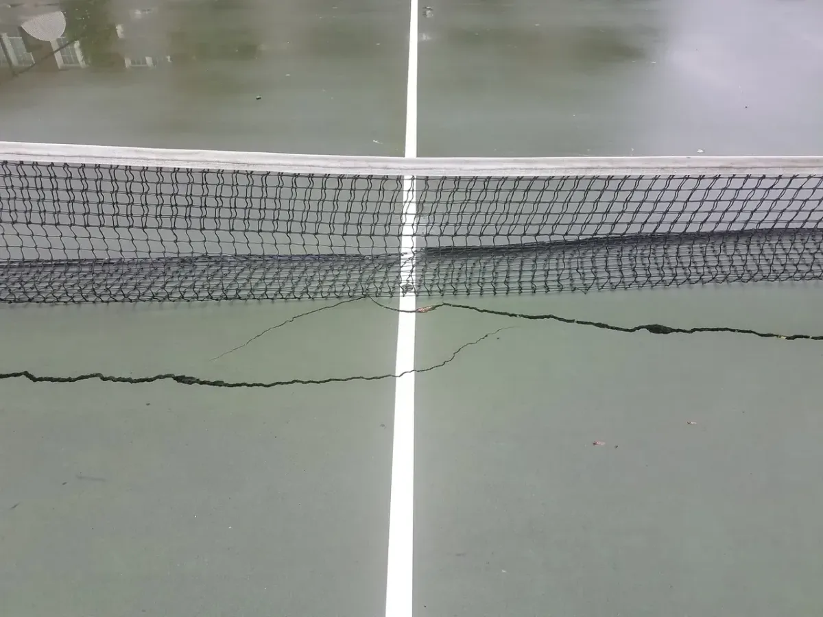 Tennis court surface repair completed in Napa, CA