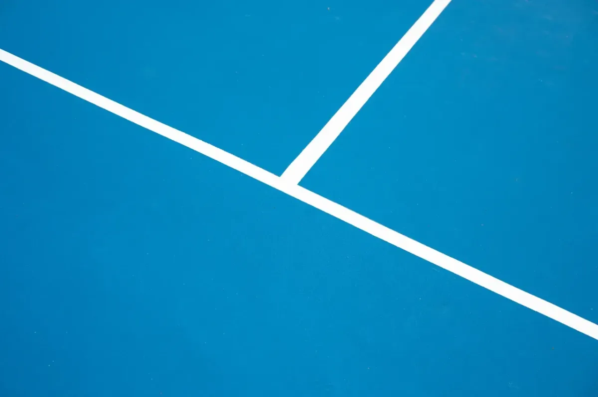 Fresh tennis court painting service improving color and appearance