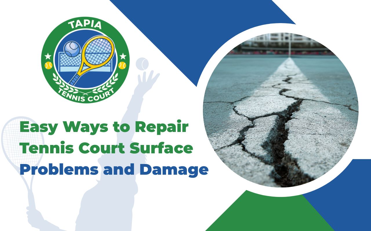 Easy Ways to Repair Tennis Court Surface Problems and Damage