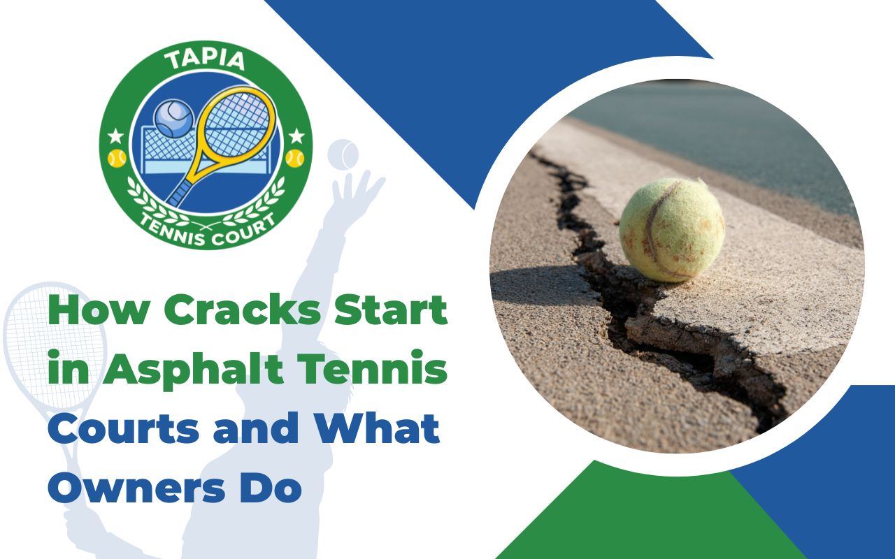 How Cracks Start in Asphalt Tennis Courts and What Owners Do