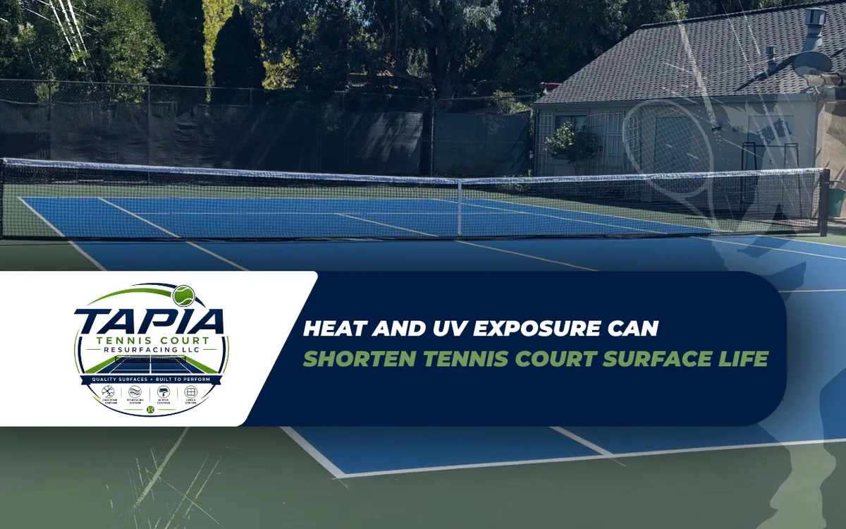 Heat and UV Exposure Can Shorten Tennis Court Surface Life