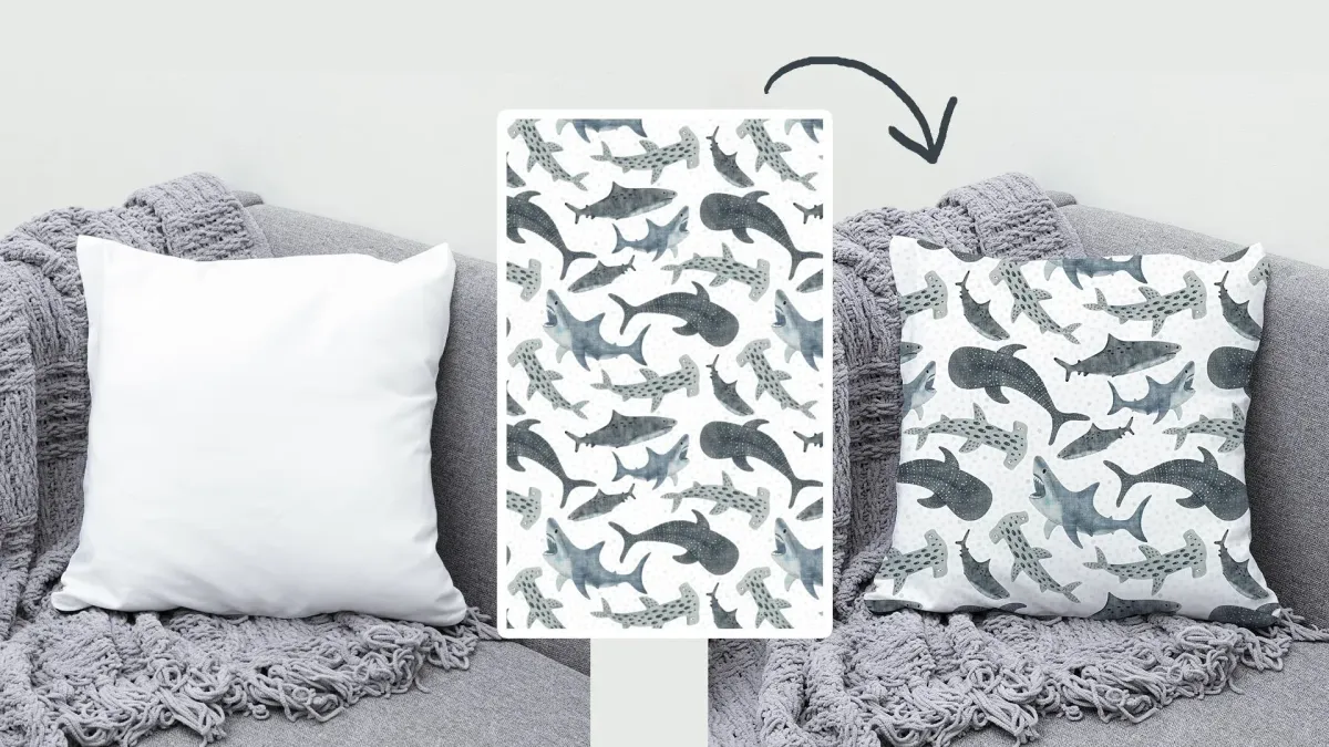How to Create a Pillow MOCKUP in PHOTOSHOP (in 4 easy steps)