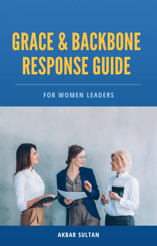 Tablet mockup of The Grace & Backbone Response Guide