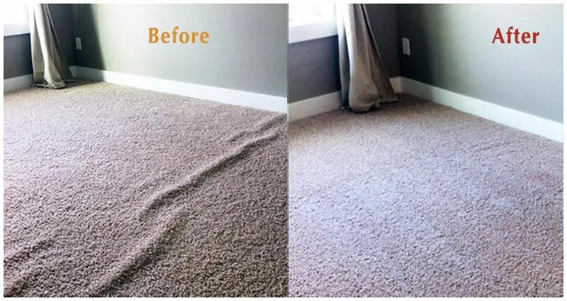 Carpet Stretching Before and after  South Floriida