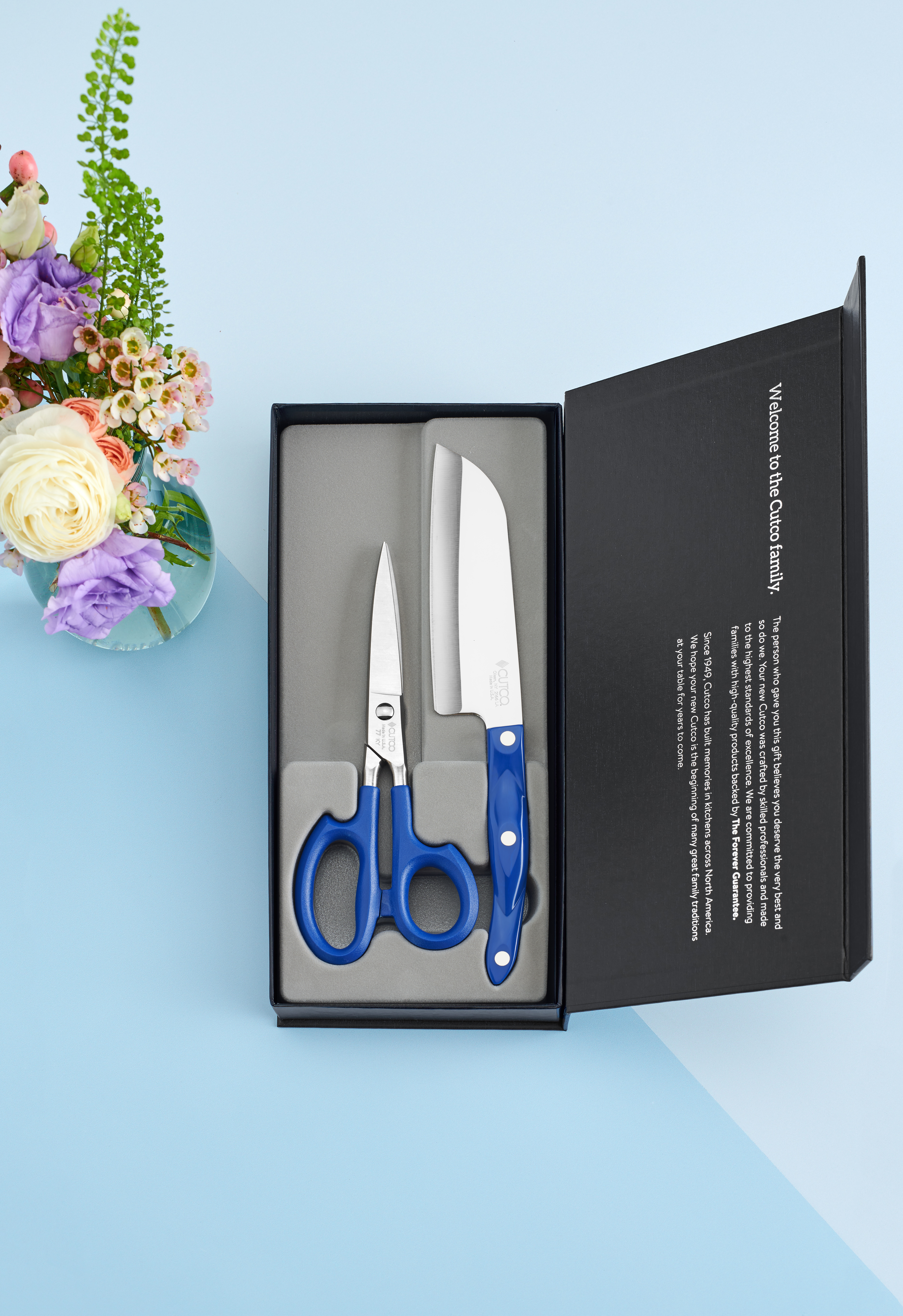 Cutco's new Blue Shear Utility Set
