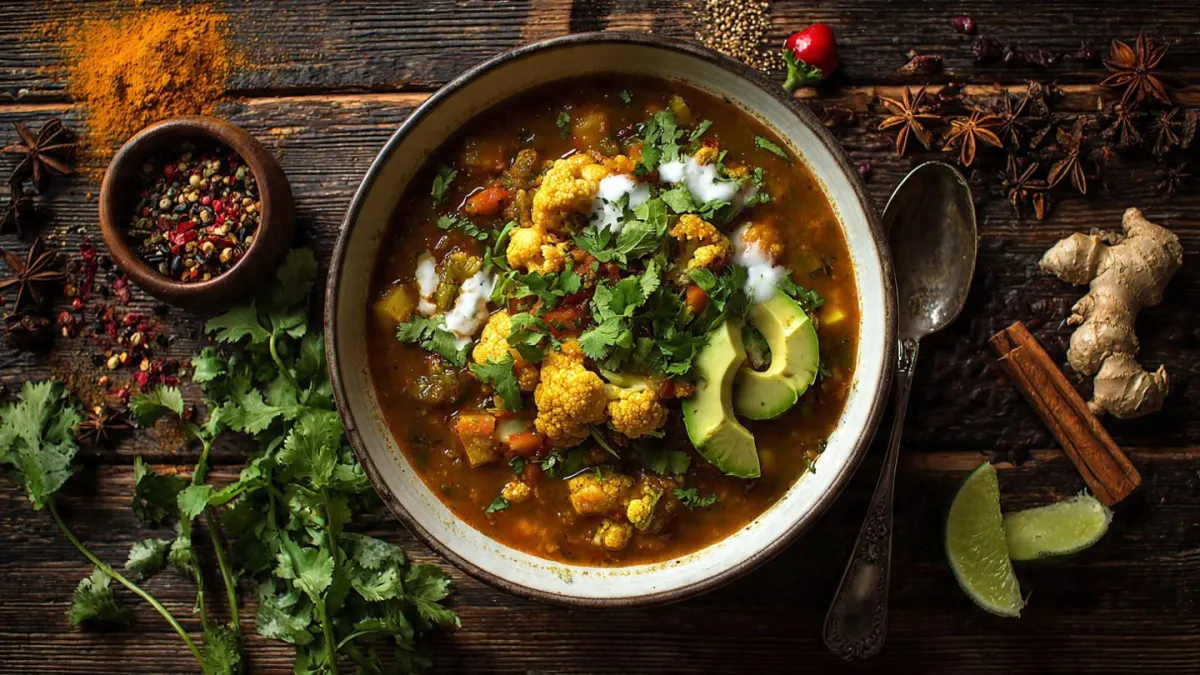 Indian Spiced Cauliflower Chili: A Cellular Health Detox Recipe