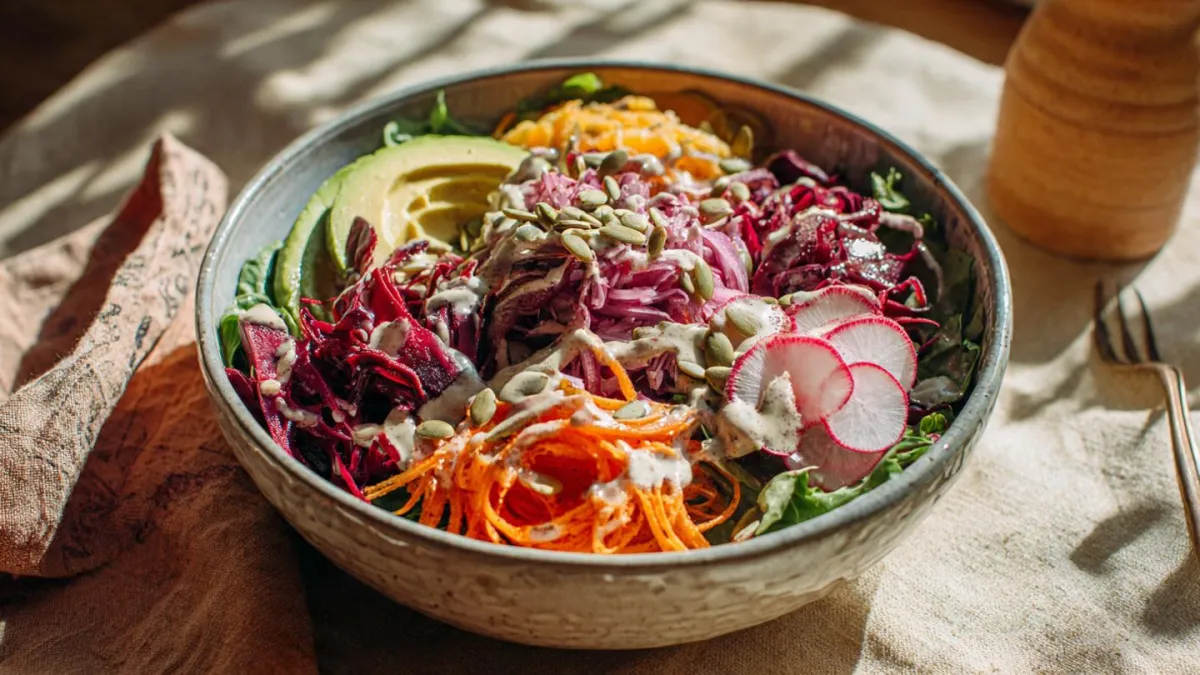 Happy Gut Detox Salad: A Cellular Health & Gut-Healing Recipe