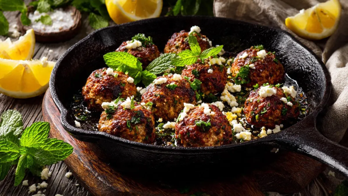Greek Lamb Meatballs: A Protein-Rich Cellular Health Recipe