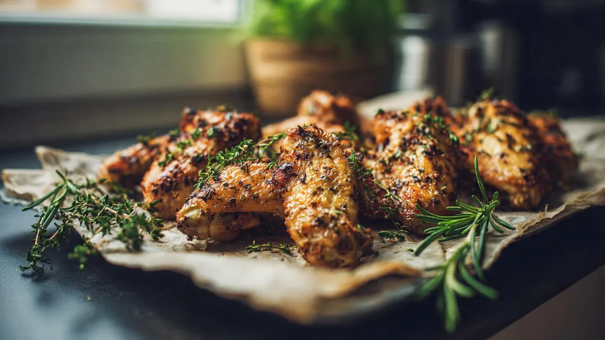 Crispy Herbed Chicken Wings Recipe (Keto & Cellular Health Friendly)