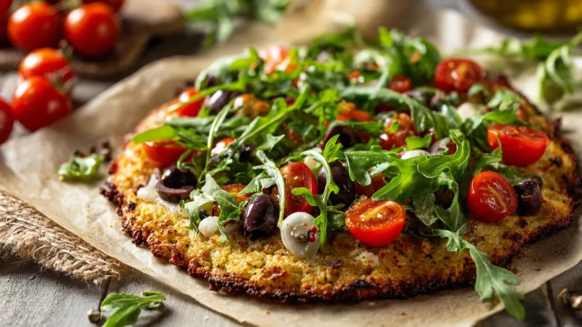 Cauliflower Pizza Crust Recipe | Healthy Grain-Free Pizza Crust