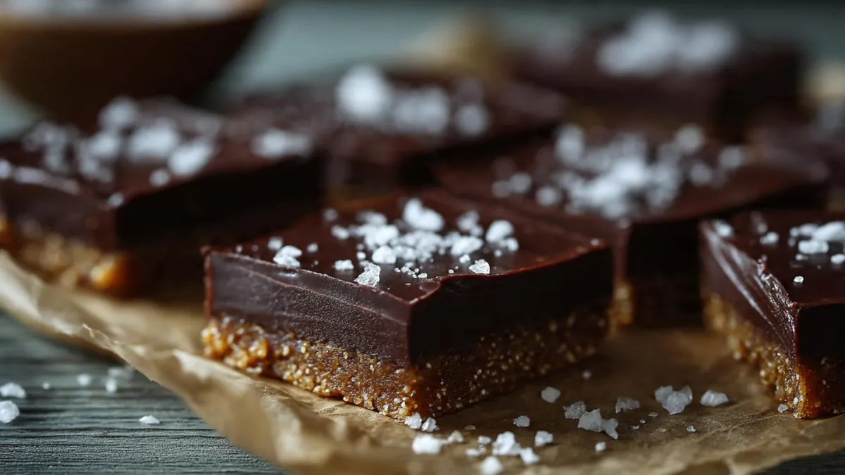 Grain-Free Salted Dark Chocolate Bites for Cellular Healing & Energy
