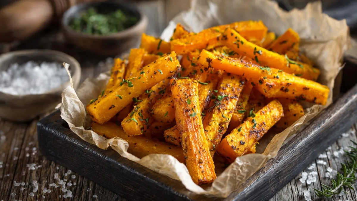 Butternut Squash Fries for Detox & Blood Sugar Balance