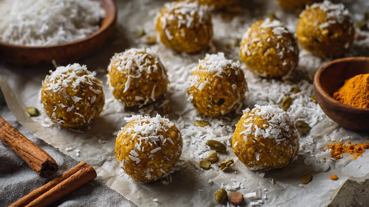 Pumpkin Coconut Energy Bites for Cellular Fuel & Blood Sugar Balance