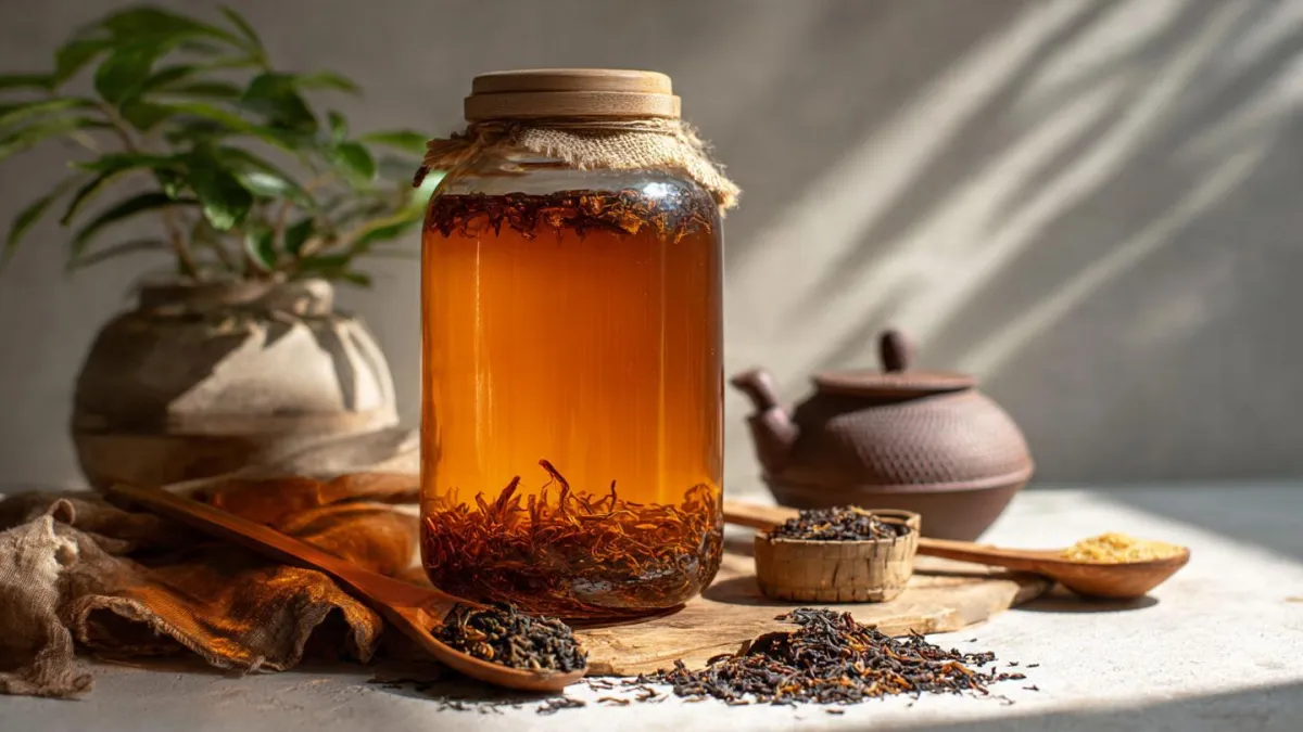 Homemade Kombucha Recipe for Gut Health & Detox Support