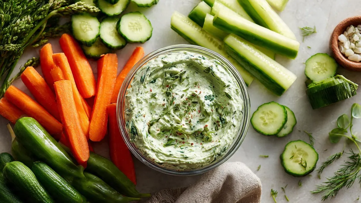 Healthy Veggie Dip Recipe for Cellular Healing and Gut Health