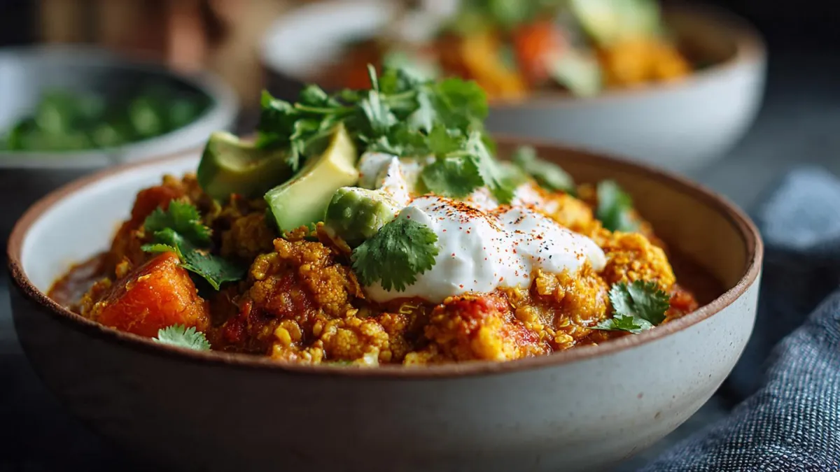 Indian Spiced Cauliflower Chili for Cellular Health