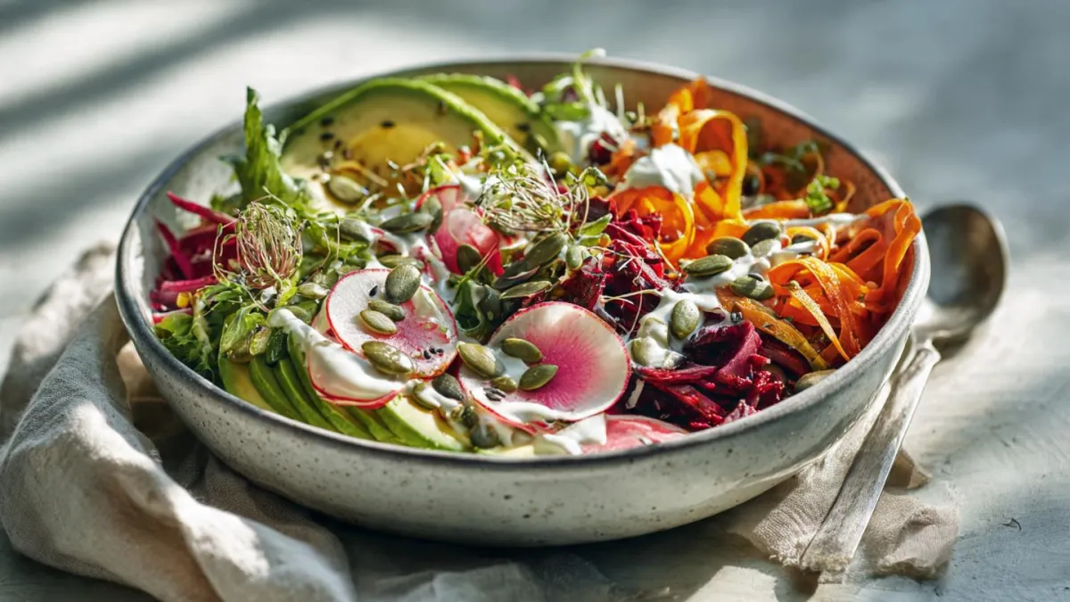 Happy Gut Detox Salad for Cellular Health