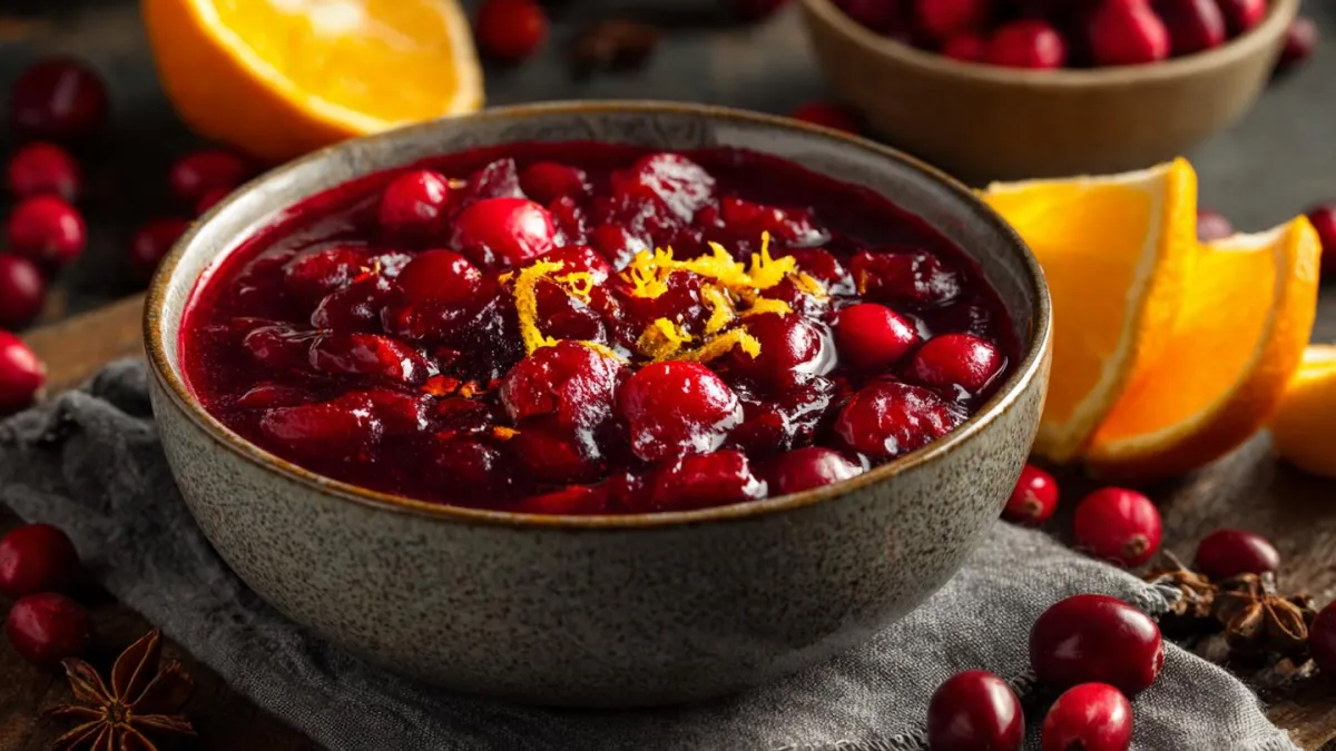 Simple Cranberry Orange Sauce for Cellular Health and Detox Support