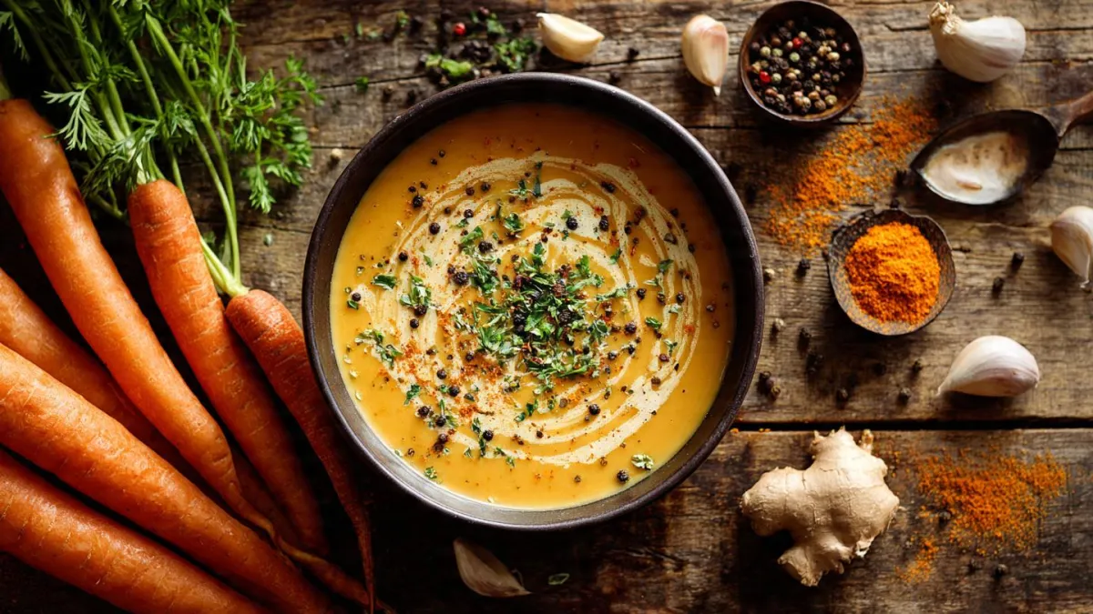 Curried Carrot Soup for Cellular Health and Detox Support