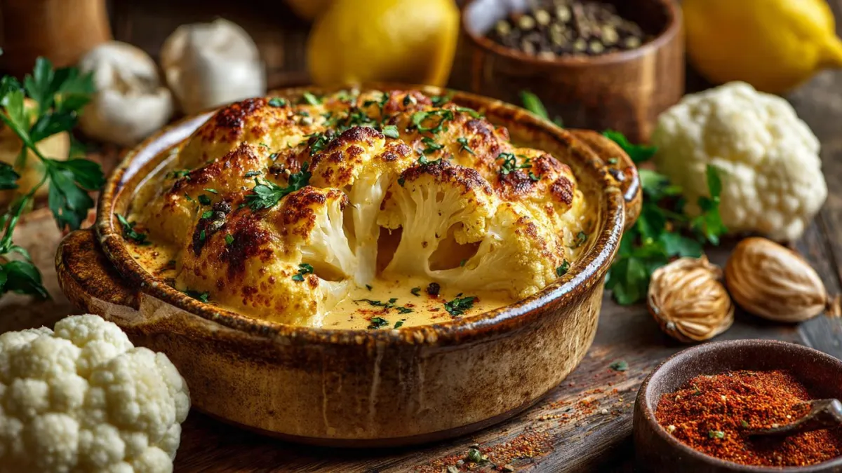 Cauliflower Au Gratin for Cellular Health and Detox Support