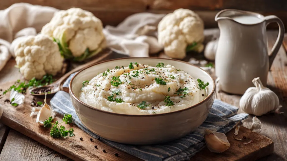 Creamy Garlic Cauliflower Purée Recipe for Gut Health & Detox Support