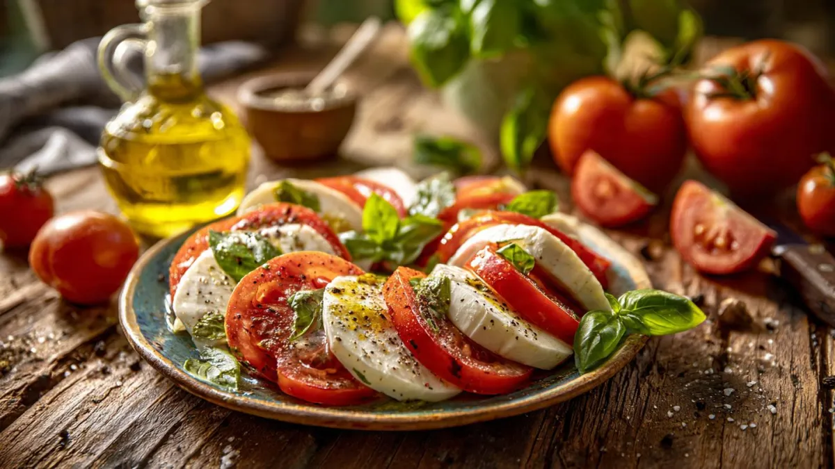 Caprese Salad Recipe for Gut Health & Anti-Inflammatory Nutrition