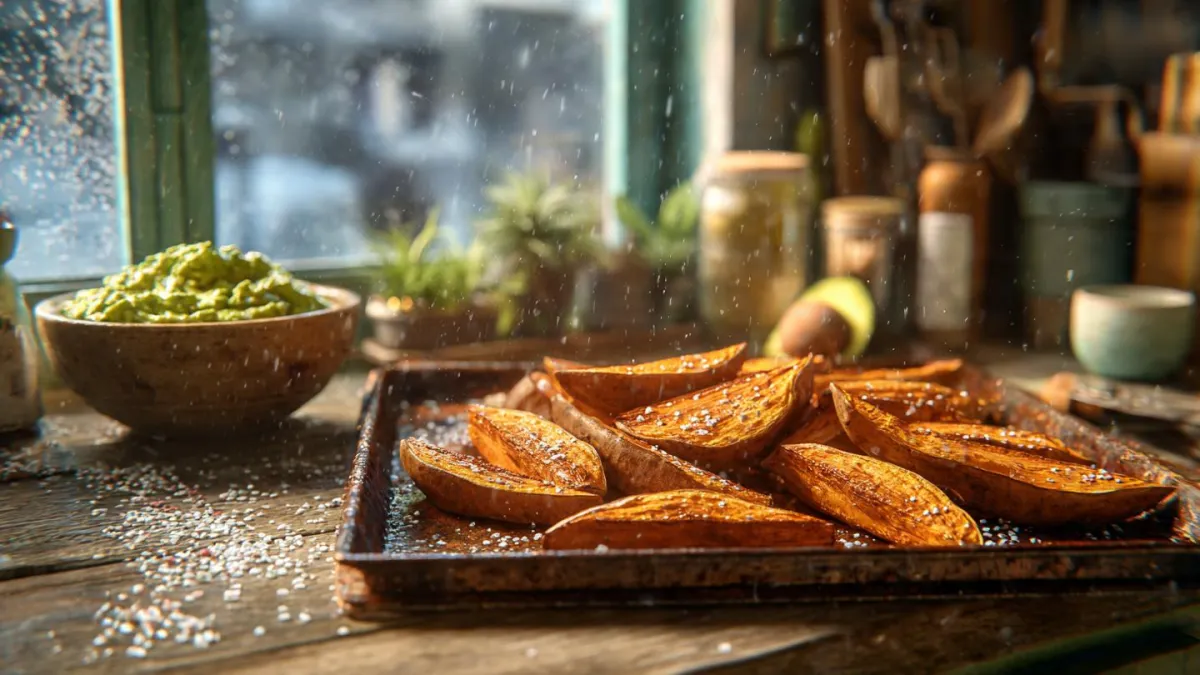 Slow Roasted Sweet Potato Wedges for Cellular Health and Detox Support