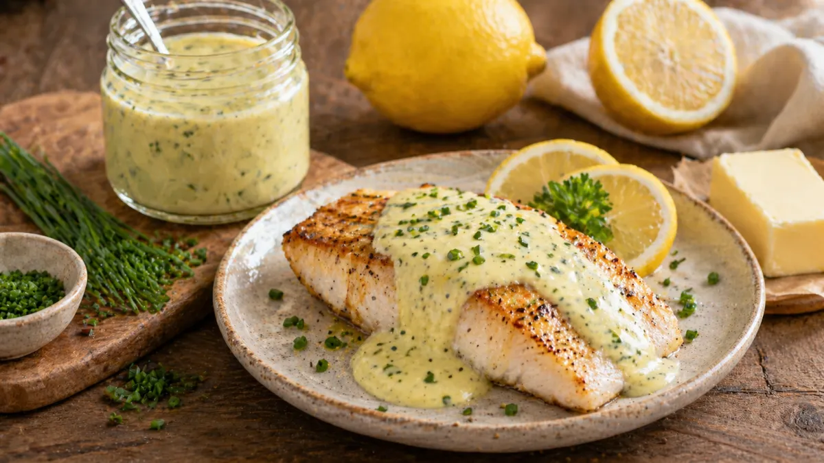 Lemon Chive Coulis Recipe: A Healing Butter Sauce for Gut and Cellular Health