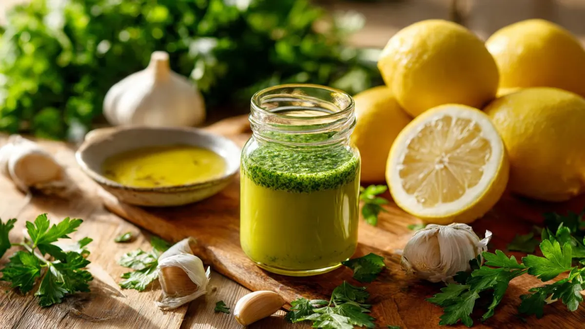Lemon Parsley Sauce Recipe for Cellular Health and Detox Support