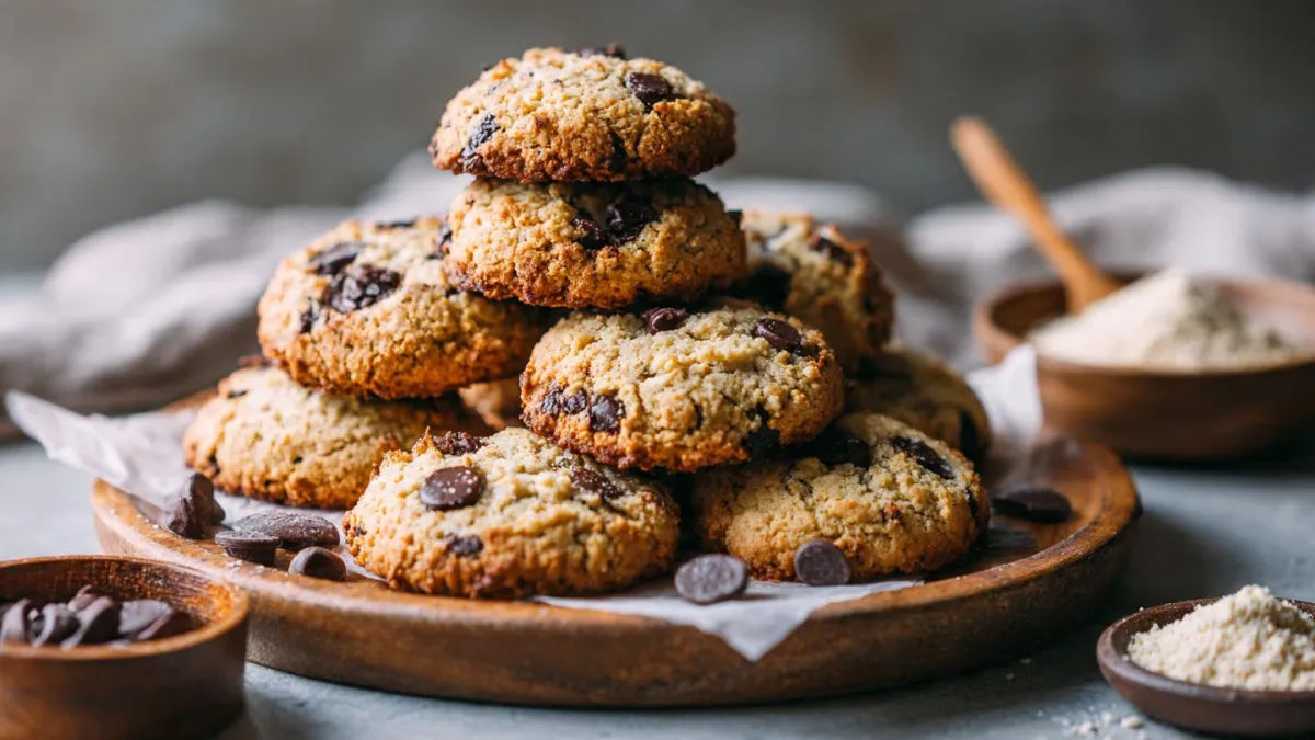 Almond Coconut Flour Chocolate Chip Cookies for Healthy Cellular Support