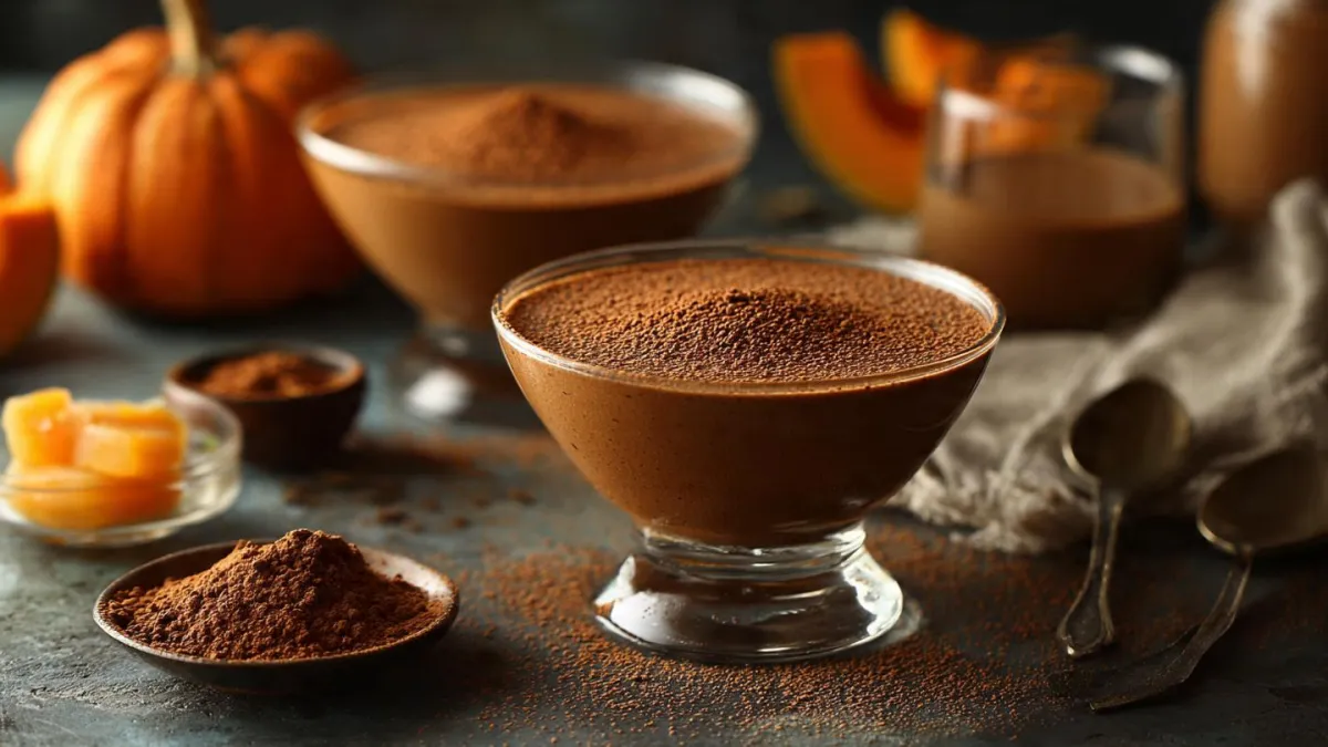 Pumpkin Cocoa Custard for Cellular Health and Clean Dessert Support