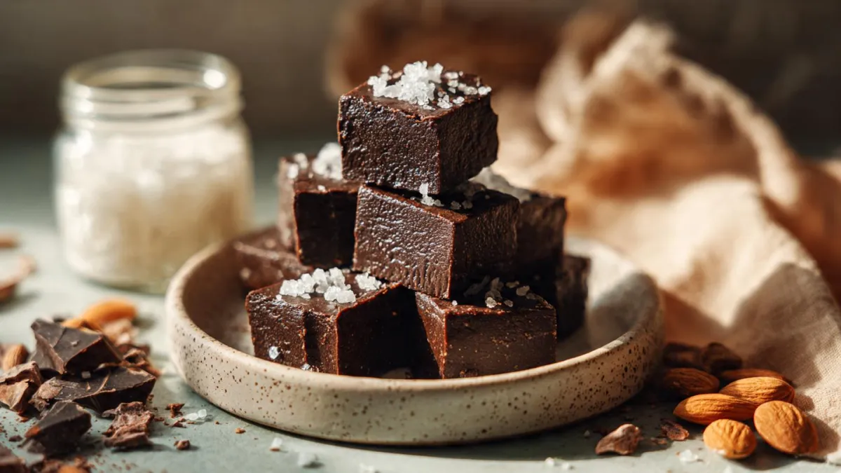 Grain-Free Salted Dark Chocolate Bites Recipe (Healthy + Sugar-Conscious)